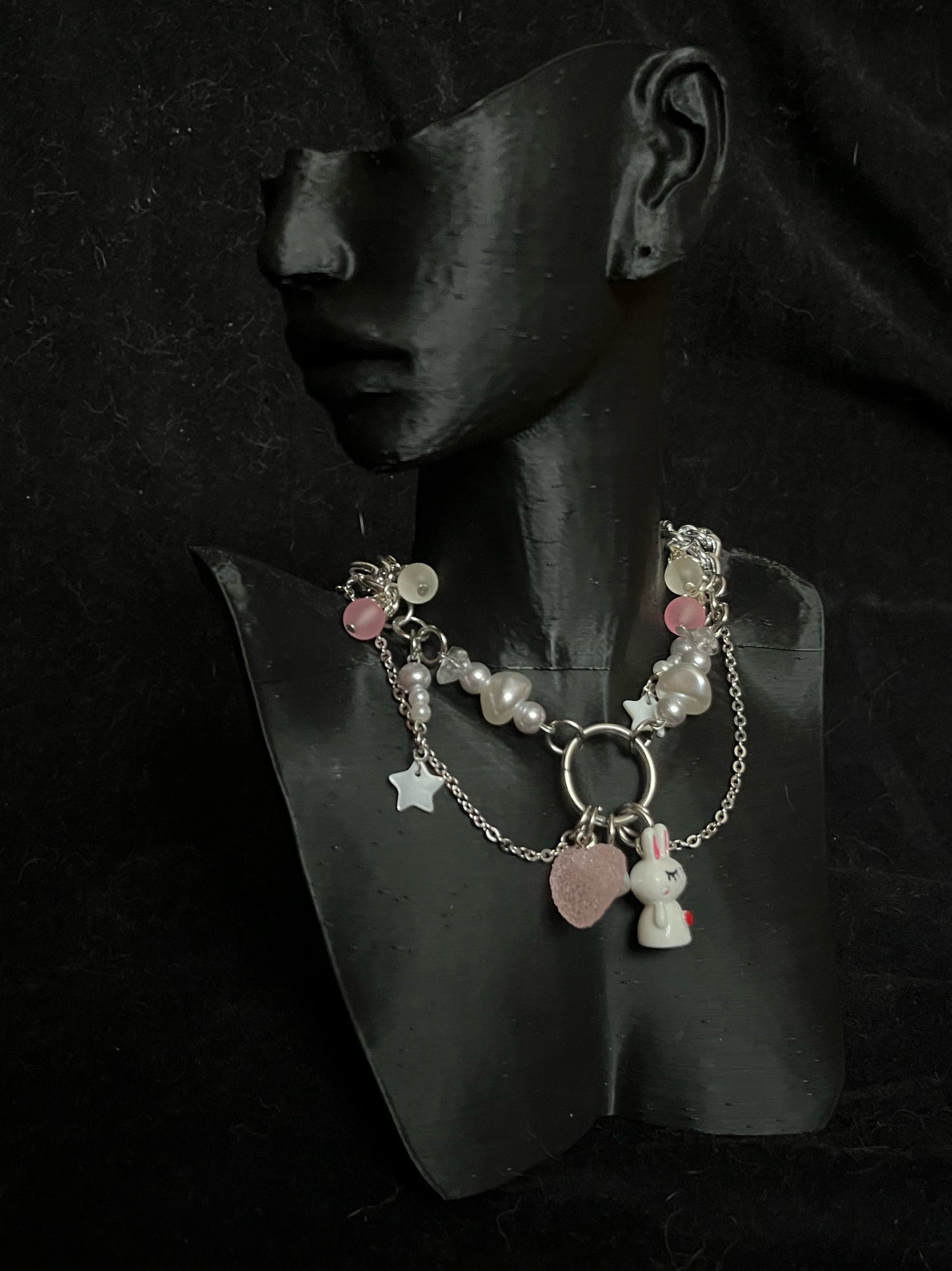 The Pink Bunny Choker