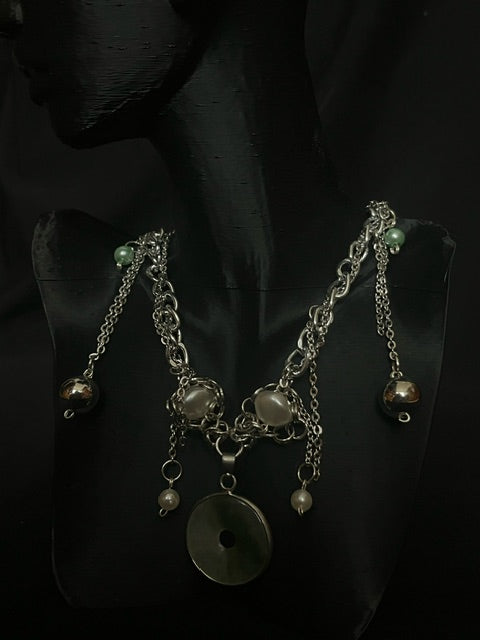 The Emerald Splash Necklace