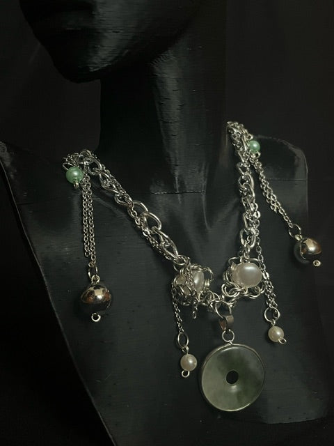 The Emerald Splash Necklace