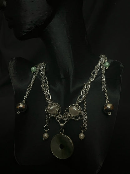 The Emerald Splash Necklace